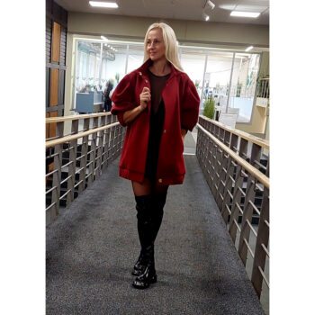 Burgundia poovillane jakk